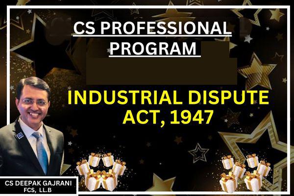 Industrial Dispute Act cover