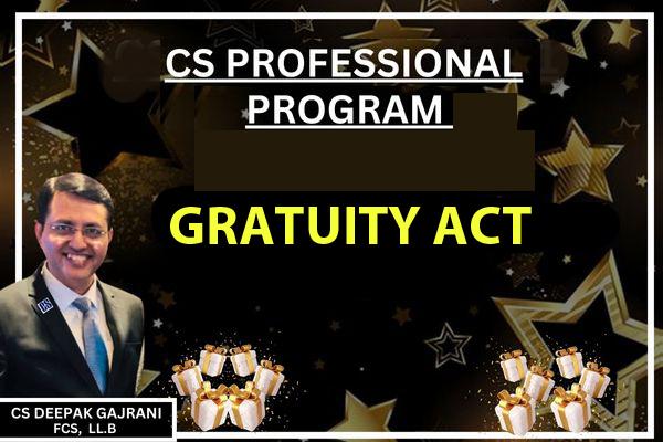 GRATUITY ACT cover