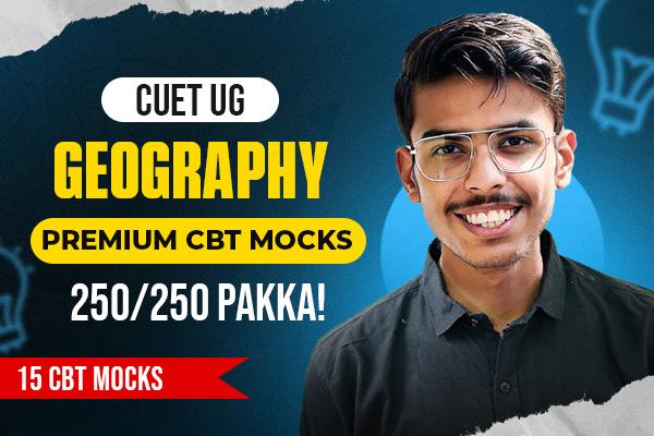 Geography - 15 Full Length Mocks | CUET UG Exam cover