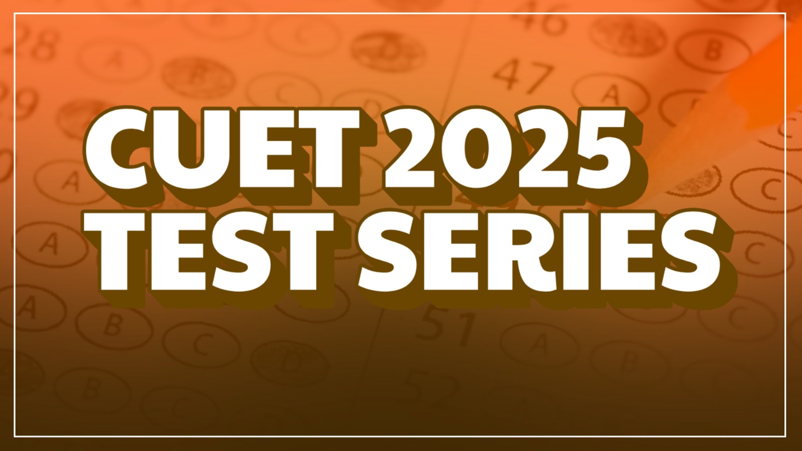 CUET (UG) 2025 TEST SERIES cover