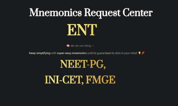 ENT Otorhinolaryngology 🎯 "Super-Easy Mnemonics & Smart Study Kit" 📚 Sessions | Assignments | Quizzes | Flashcards | Notes cover