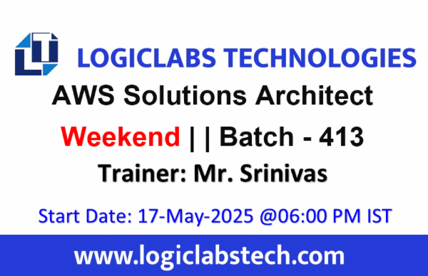 AWS Solutions Architect By Mr. Srinivas -Batch - 413 (WEEKEND ONLY) cover
