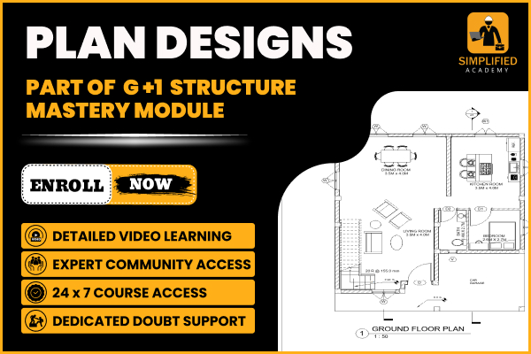 Plan Designs in G +1  Structure Mastery Module cover