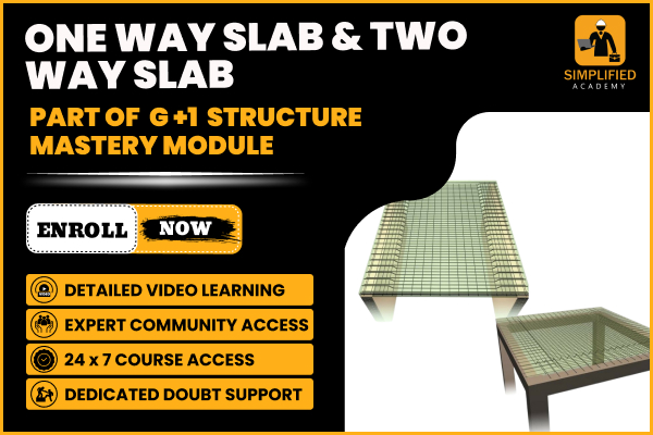 One Way Slab & Two Way Slab in G+1 STRUCTURE MASTERY MODULE cover