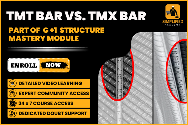 TMT Bar Vs. TMX Bar in G+1 STRUCTURE MASTERY MODULE cover