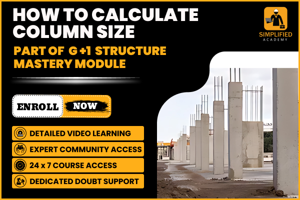 How To Calculate Column Size in G+1 STRUCTURE MASTERY MODULE cover