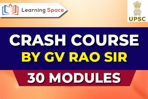 UPSC Prelims 2025 GS Crash Course cover