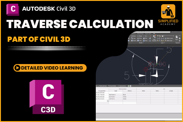 Traverse calculation in Autodesk Civil 3D cover
