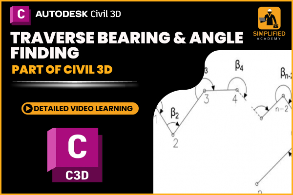 Traverse Bearing & Angle Finding in Autodesk Civil 3D cover