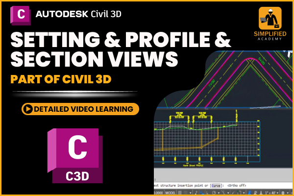 Setting & Profile & section views in Autodesk Civil 3D cover