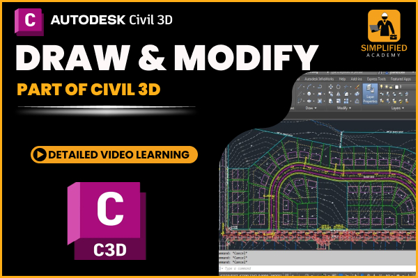 Draw & Modify in Autodesk Civil 3D cover