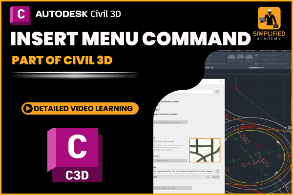 Insert Menu Command in Autodesk Civil 3D cover