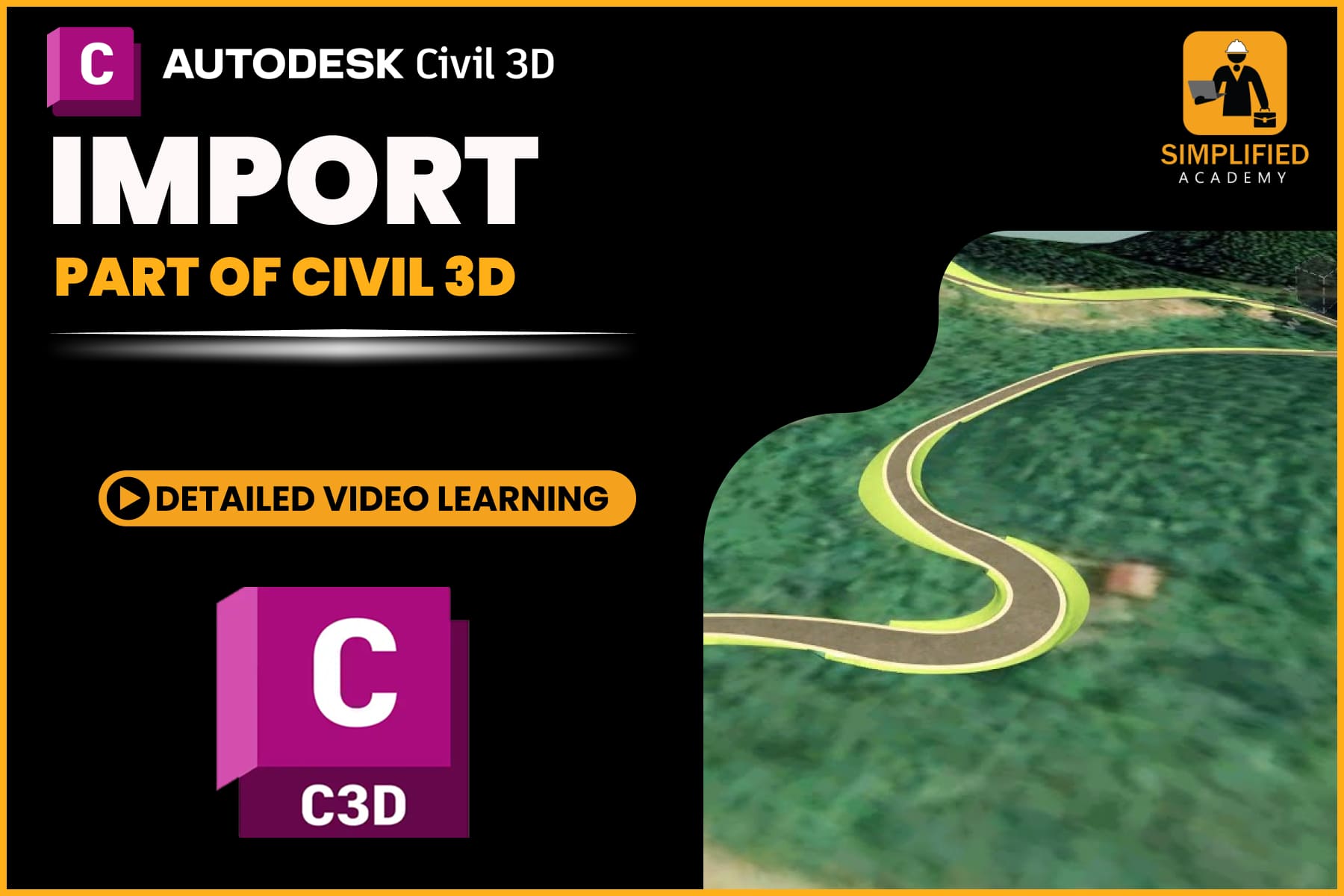 Import in Autodesk Civil 3D cover