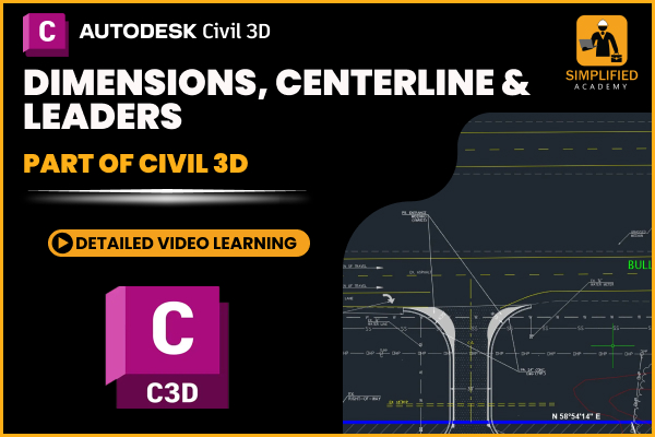 Dimensions, Centerline & Leaders in Autodesk Civil 3D cover