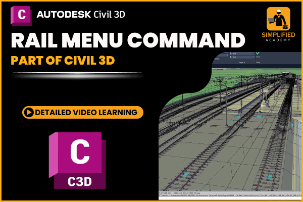 Rail Menu Command in Autodesk Civil 3D cover