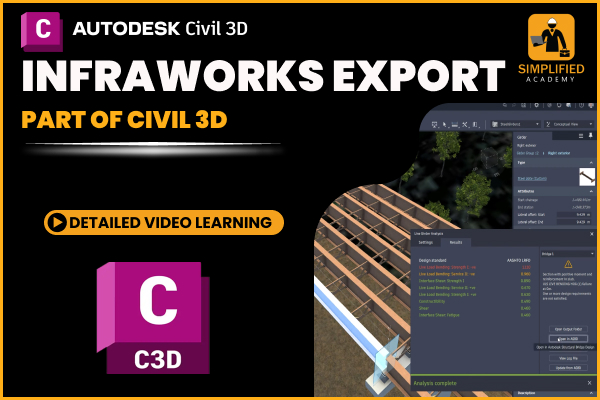 Infraworks Export in Autodesk Civil 3D cover