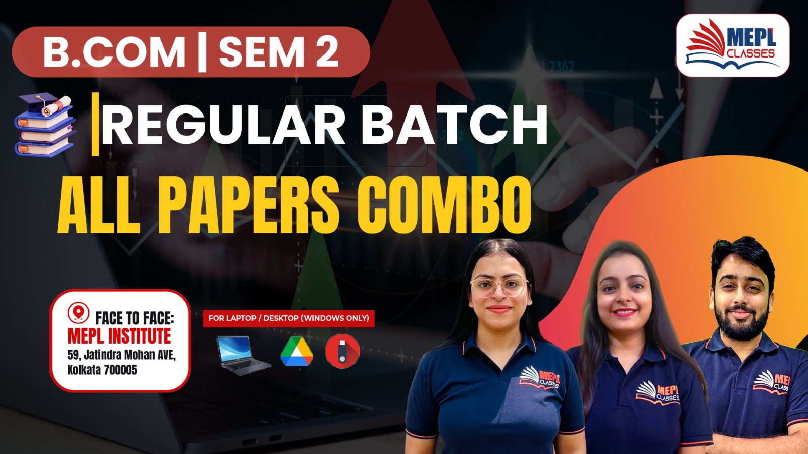 B.COM - SEMESTER 2 - REGULAR BATCH - ALL SUBJECTS COMBO - FOR LAPTOP/DESKTOP (WINDOWS ONLY) cover