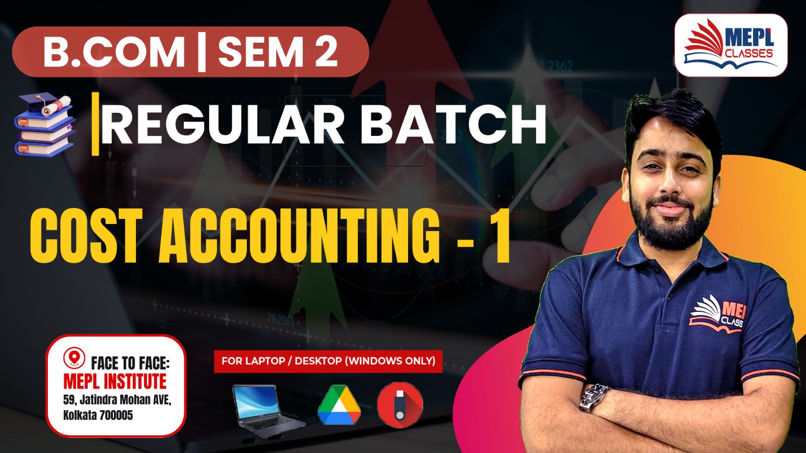 B.COM - SEMESTER 2 - REGULAR BATCH - COSTING PART II - FOR LAPTOP/DESKTOP (WINDOWS ONLY) cover