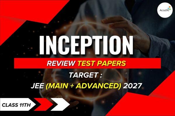 Review Test Paper - Inception cover