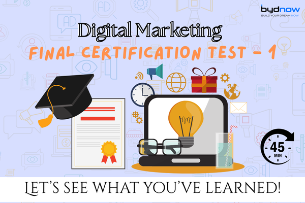 Digital Marketing Final Certification Test - 1 cover