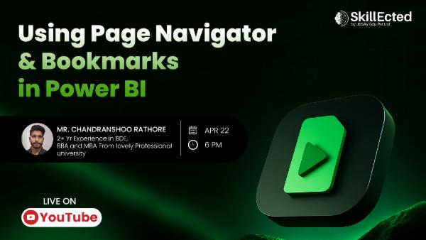 Page Navigator & Bookmarks in Power BI cover