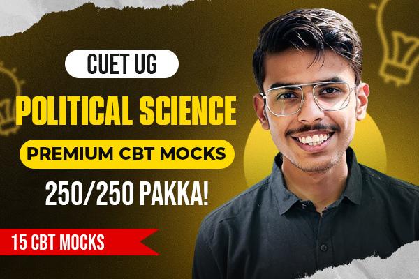 Political Science - 15 Full Length Mocks | CUET UG Exam cover