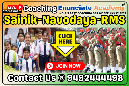 AISSEE(Sainik)-JNVST(Navodaya)-RMS(Military)-2026 Coaching Classes cover