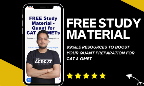 FREE Study Material - Quant for CAT & OMETs cover