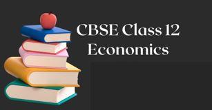 CBSE Economics for Class XII cover