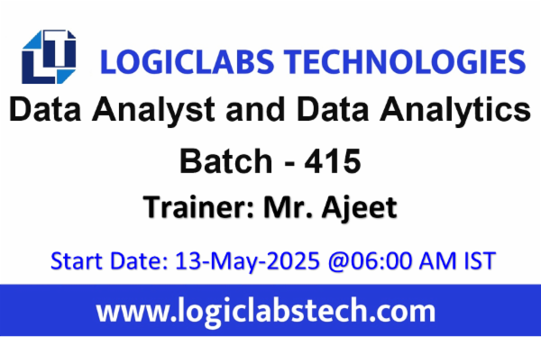 Data Analyst and Data Analytics By Mr. Ajeet-Batch - 415 cover