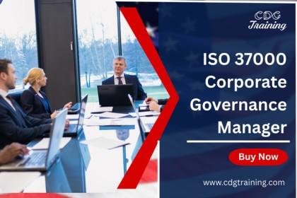 ISO 37000 Corporate Governance Manager cover