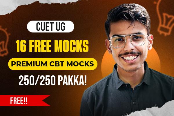 16 Free CBT Mocks | CUET UG 2026 | All Subjects cover