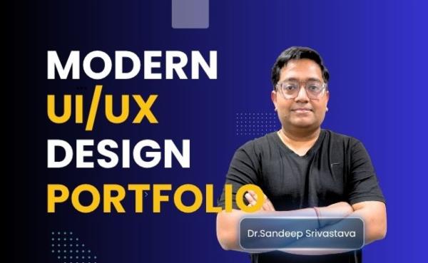 Modern UI/UX Design Portfolio cover