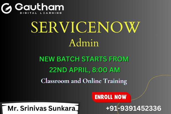 ServiceNow Live Classes : Admin Only, 22nd April 2025 8:00 AM cover