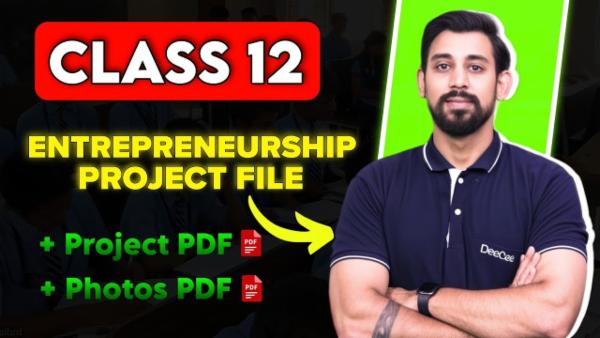 CBSE Class 12 Entrepreneurship Project Work: Market Survey & Business Plan cover