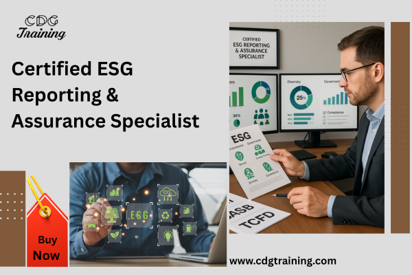 Certified ESG Reporting & Assurance Specialist cover