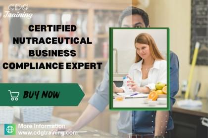 Certified Nutraceutical Business Compliance Expert cover