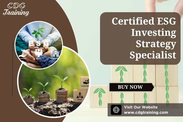 Certified ESG Investing Strategy Specialist cover