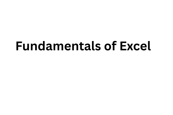 Fundamentals of Excel cover
