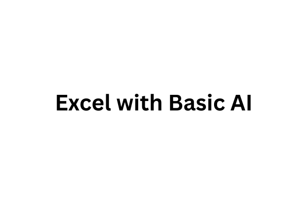 Excel with Basic AI cover