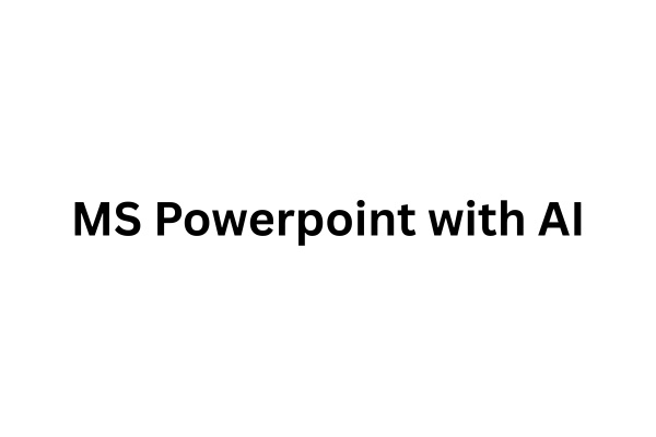 MS Powerpoint with AI cover