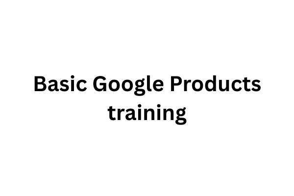 Basic Google Products training cover