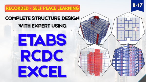 CSI ETABS I RCDC I EXCEL - B17 cover