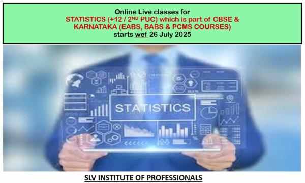 CBSE Class 12th Statistics and Karnataka 2nd Year PUC starts wef 26 July 2025 cover
