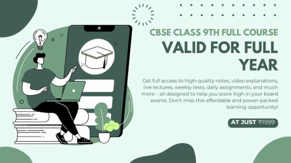 CBSE Class 9th Full Course Package for Full Year cover