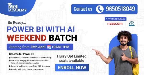 Power BI with AI - LIVE Batch cover