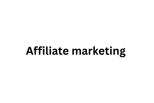Affiliate marketing  cover