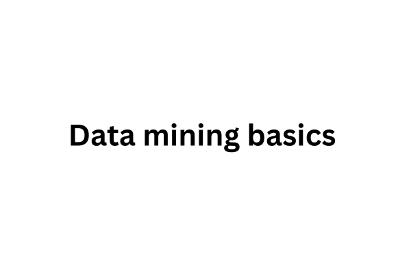 Data mining basics  cover
