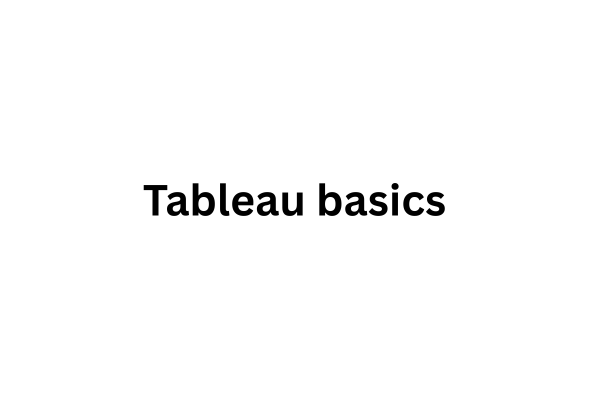 Tableau basics  cover