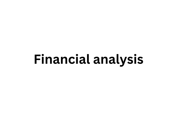 Financial analysis  cover